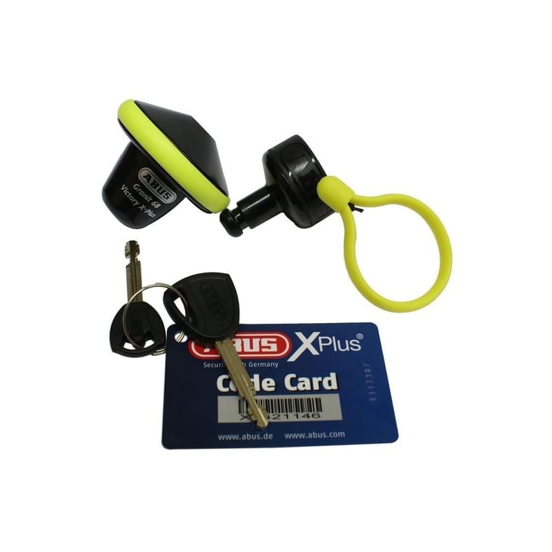 ABUS Granit VICTORY 68 X-Plus Roll Up Yellow · Motocard