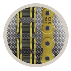 Corrente de transmissão RK 428KRO O-Ring dourada