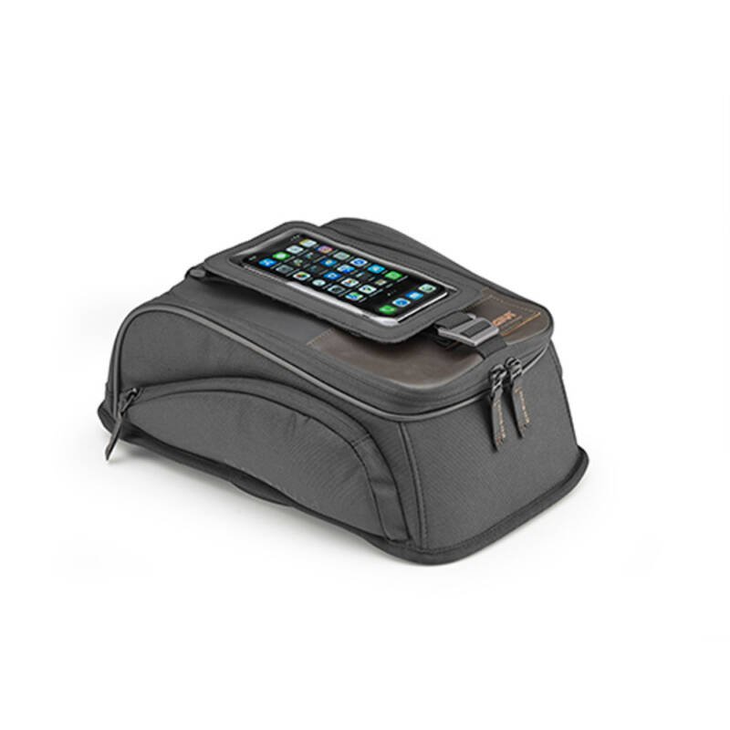 Bolsa de depósito GIVI CRM108 TANKLOCK preta, vista geral